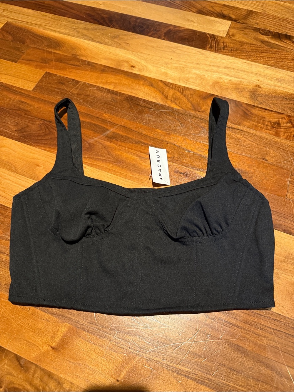 PacSun L.A. Heats Black Bralette Crop Top